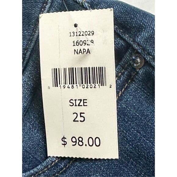 Warp+Weft Women’s JFK Skinny Blue Jeans Size 25 - Picture 9 of 11